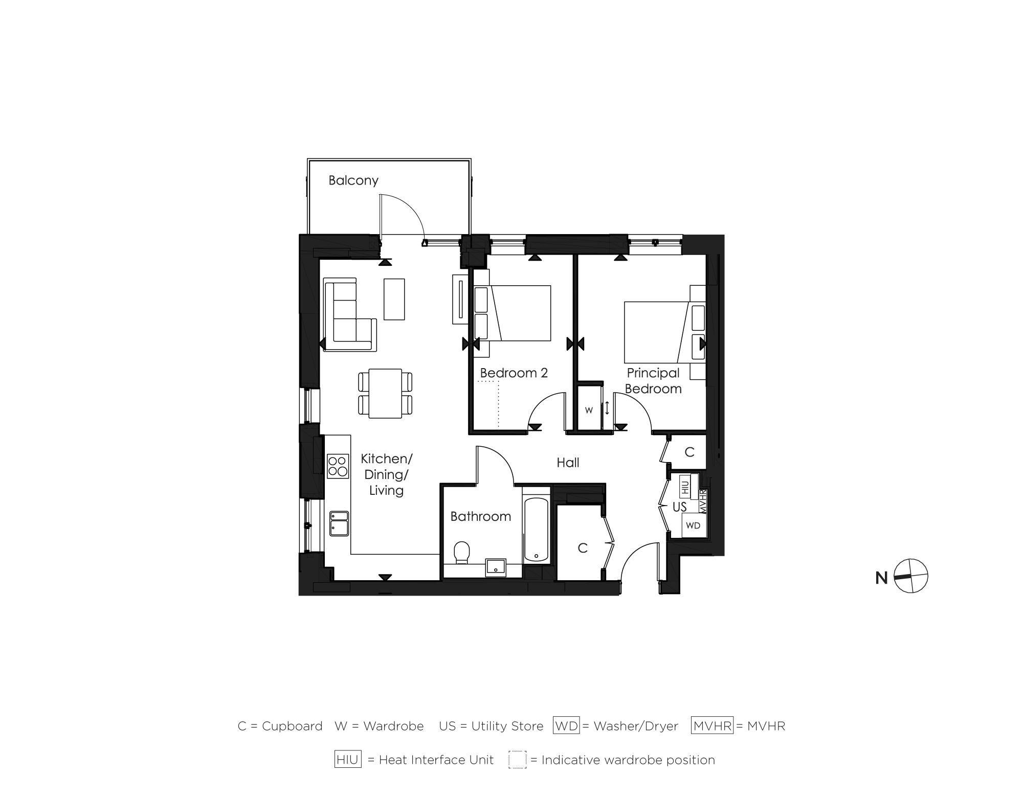 Dagenham Green, Apartment 889 Floorplan