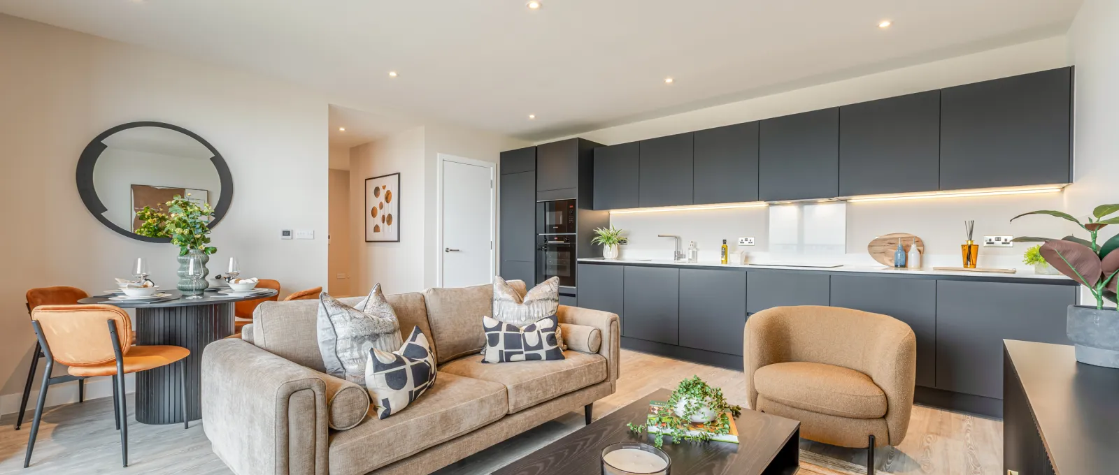 Dagenham Green, 2 bed show home, Living Area