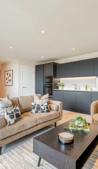 Dagenham Green, 2 bed show home, Living Area
