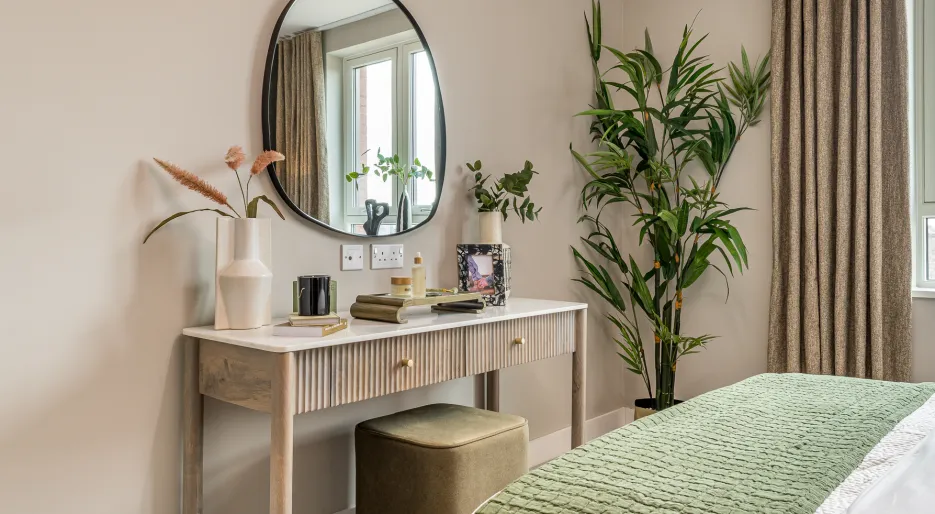 close up desk landscape