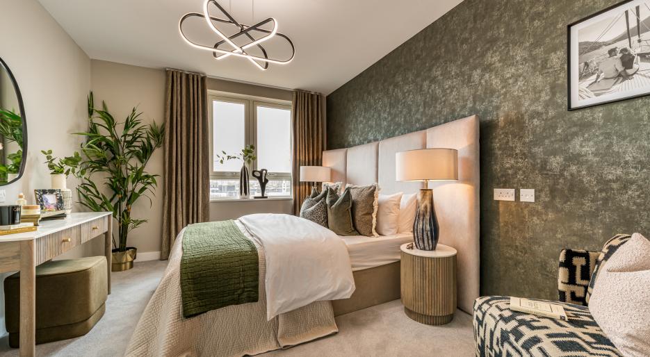 Dagenham Green, 2 bed show home, Principal Bedroom