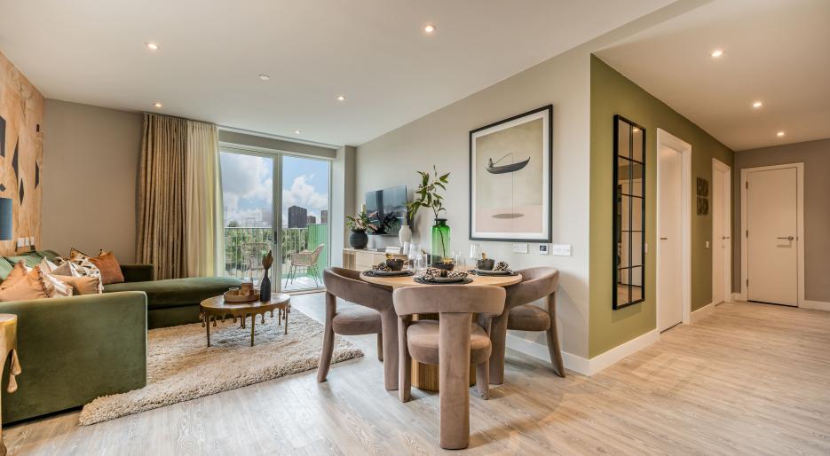 Dagenham Green, 2 bed show home, Dining Area