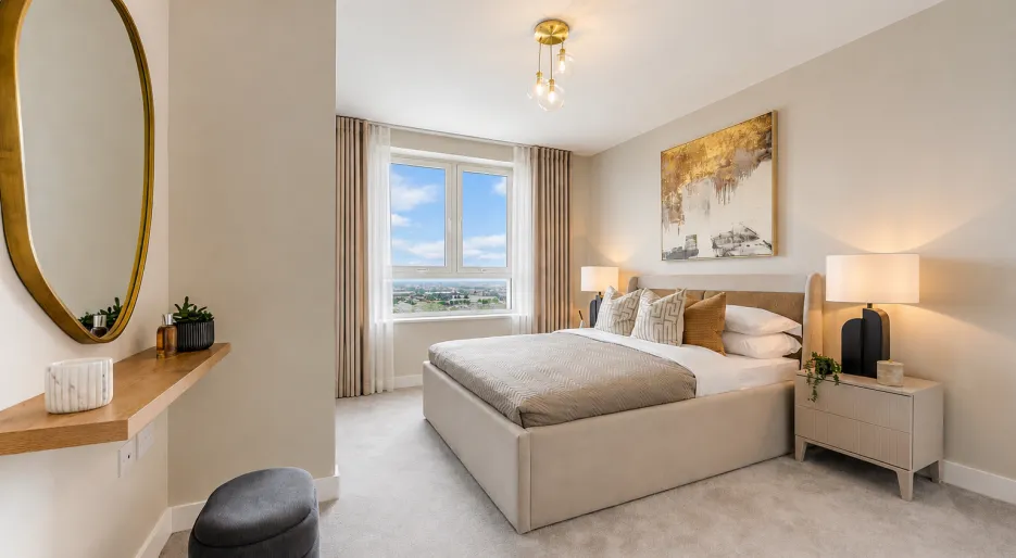 Dagenham Green, 2 bed show home, Principal Bedroom 