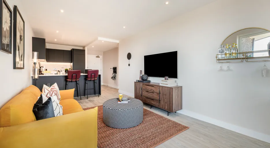 Apartment 646, the Liberty Living Room