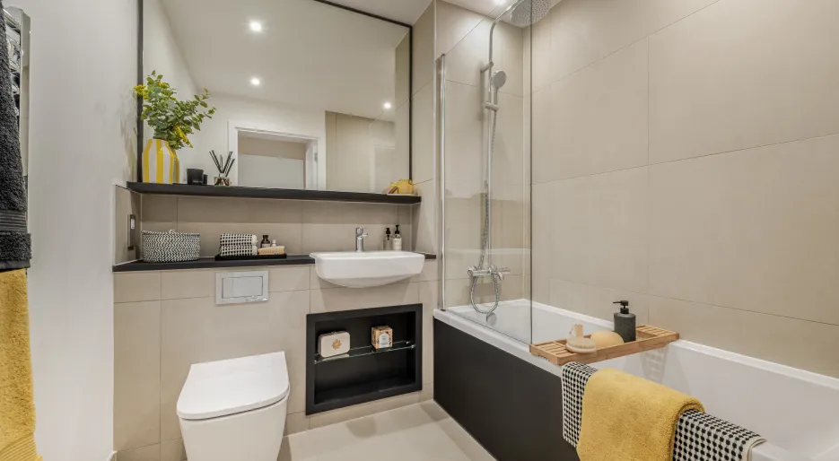 Apartment 646, the Liberty Bathroom