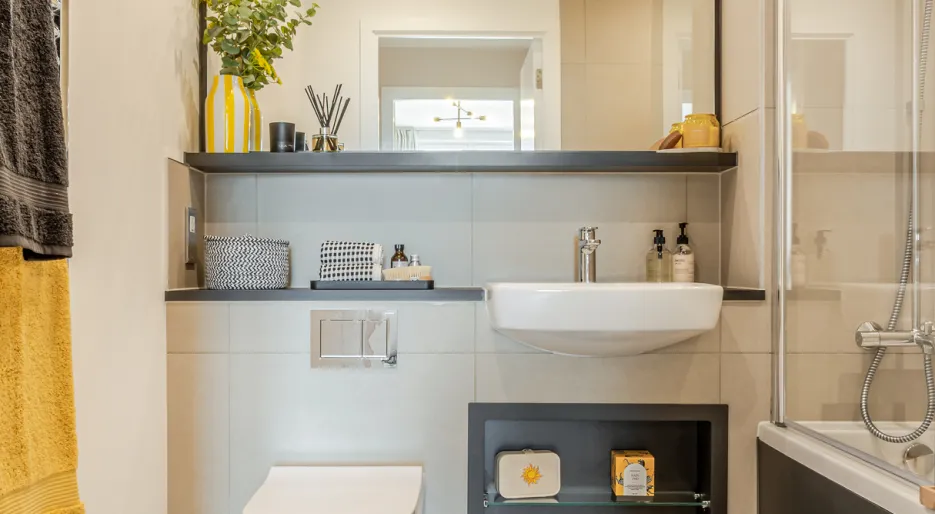 Apartment 646, the Liberty Bathroom