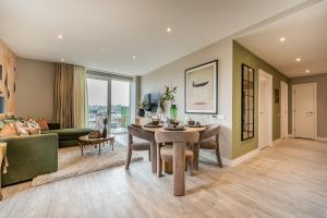 Living and dining room shot