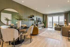 Dagenham Green - 2-bed 2-bath living room 