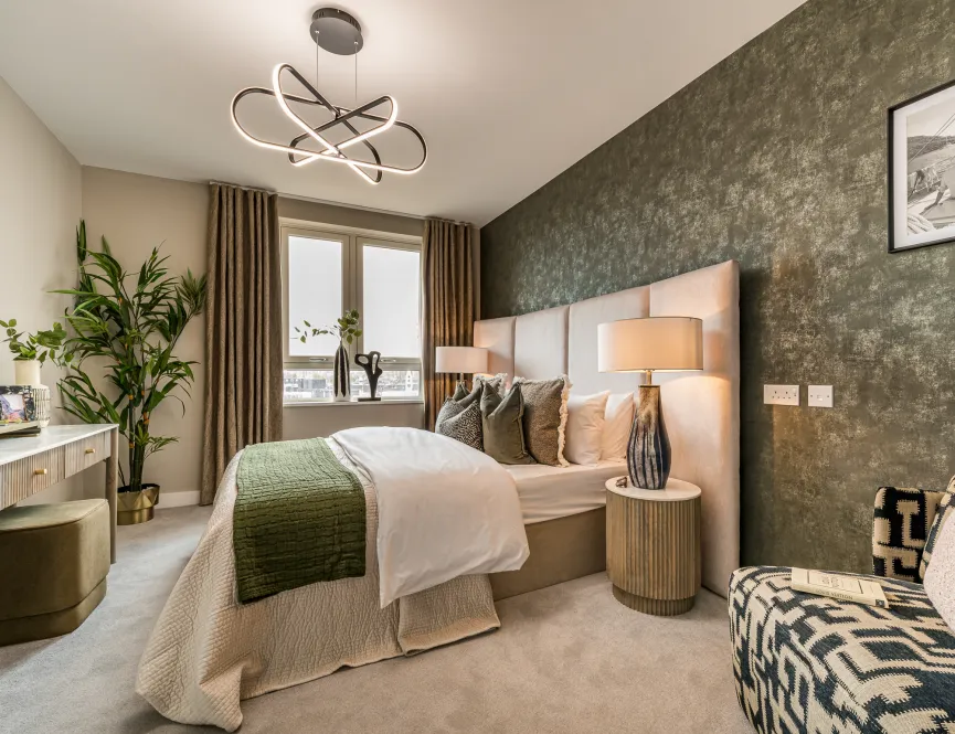 Dagenham Green, 2 bed show home, Principal Bedroom