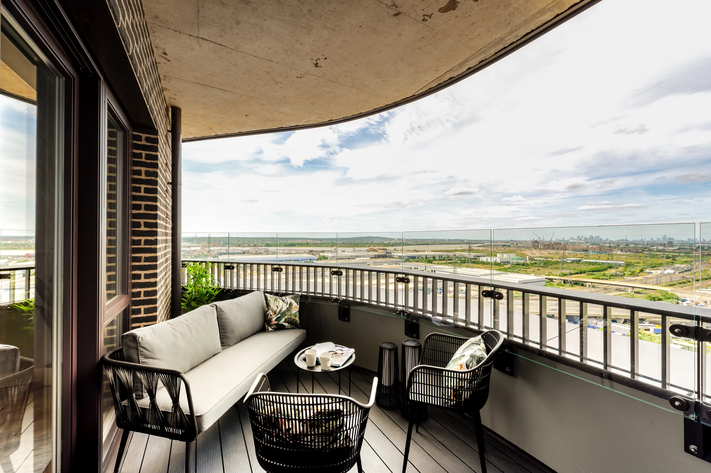 Dagenham Green, 2 bed show home, Balcony